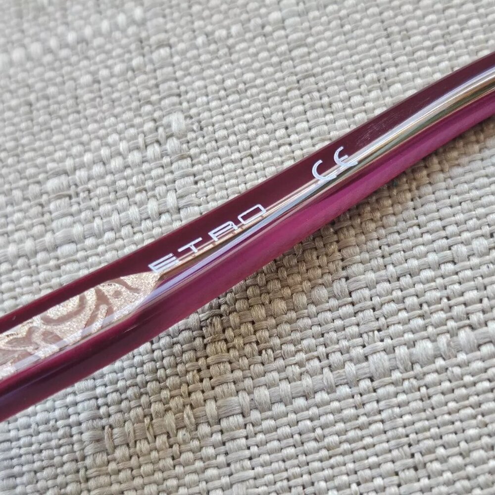 ETRO Women Sunglasses Eye Wear Shades ET2603 Red Tone Frame Authentic - Picture 7 of 11